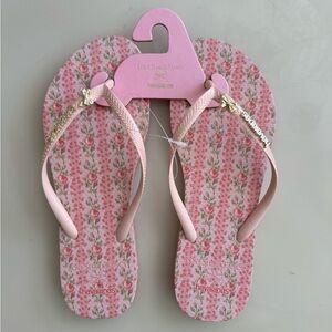 NWT LoveShackFancy x Havaianas Flip Flops